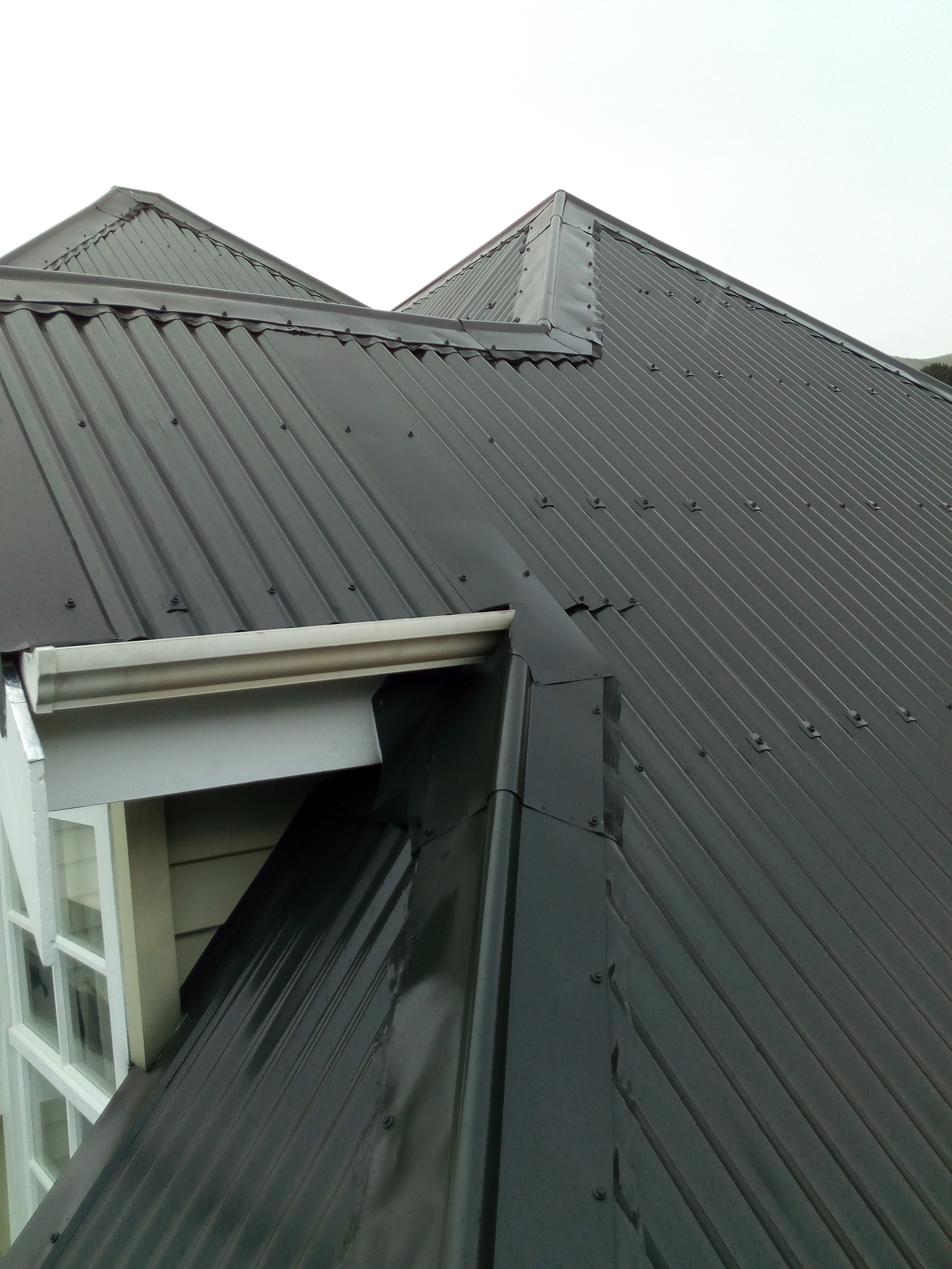Corrugated iron roofing Wellington