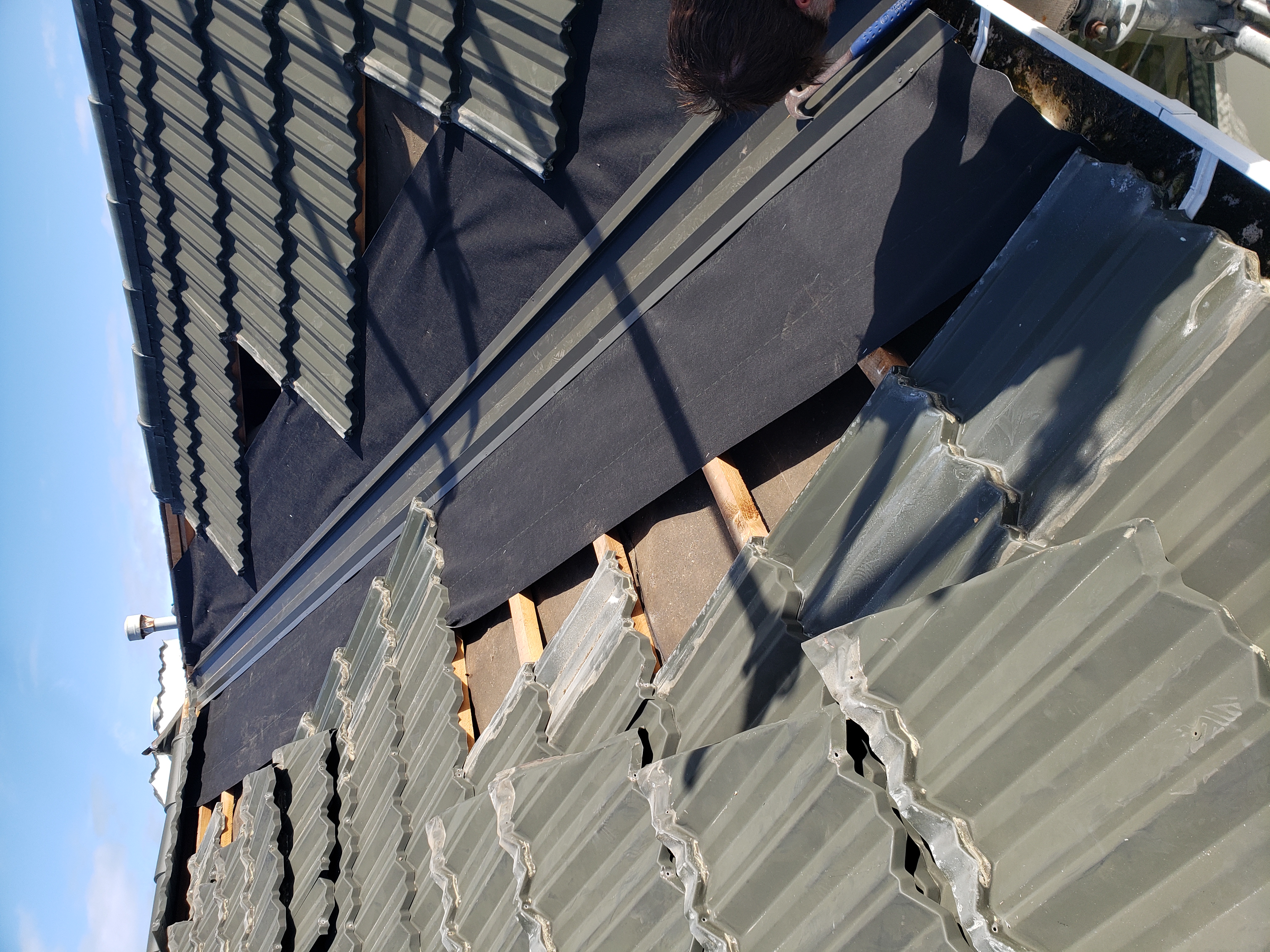 Completed roofing project Wellington