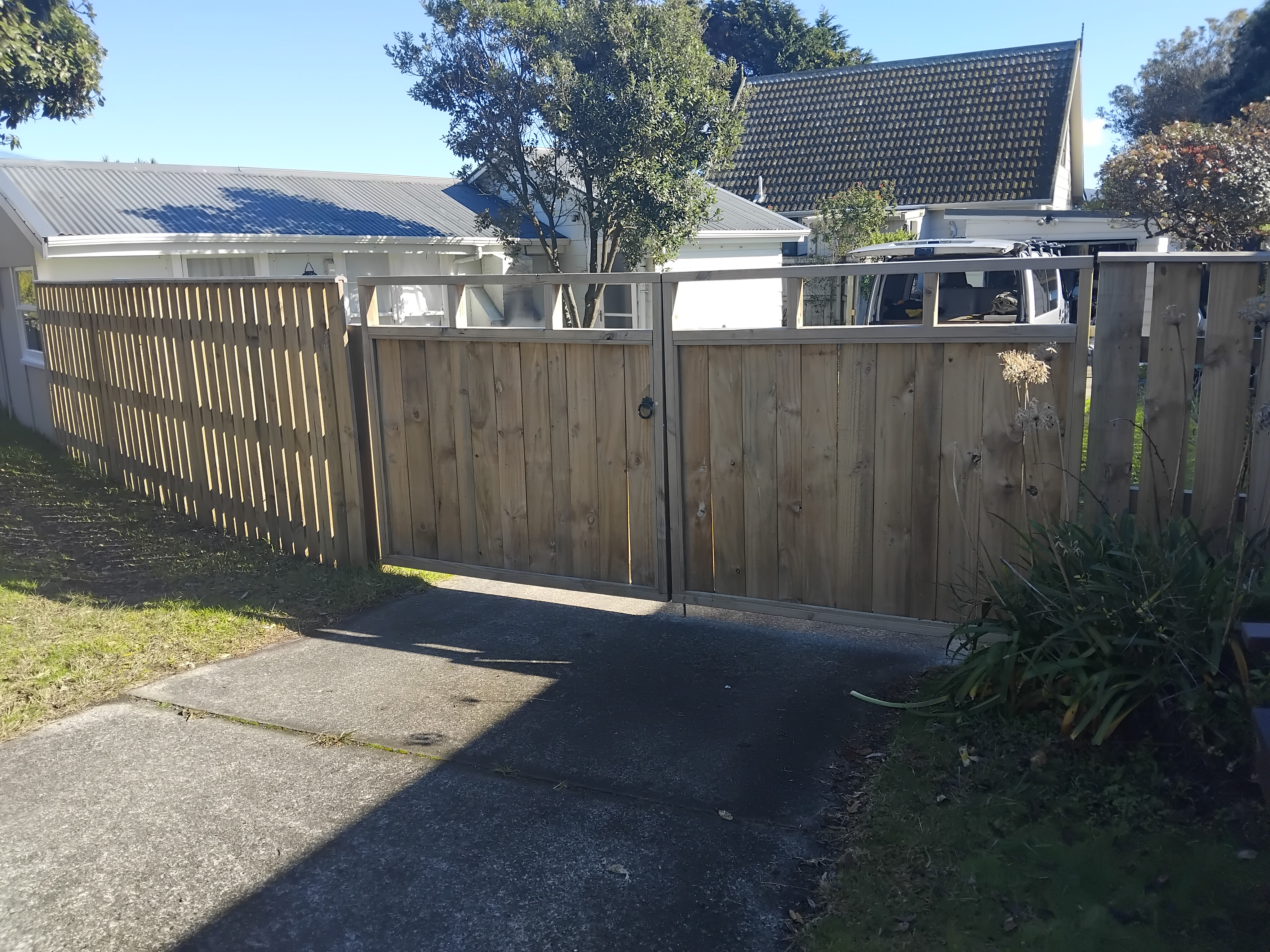 Finished landscaping Wellington